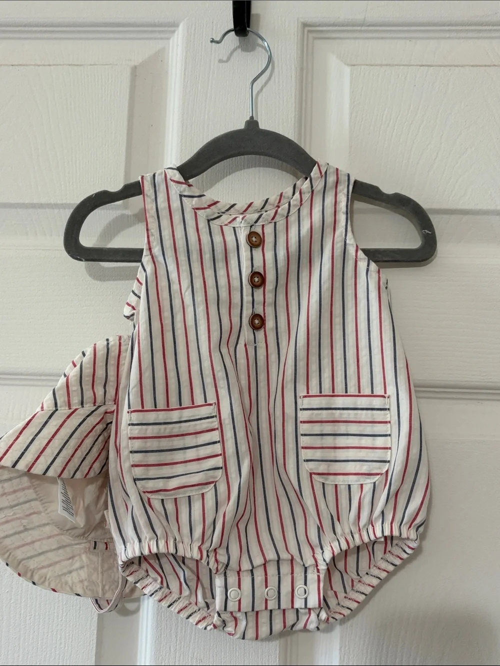 Carter's Striped Baby Romper